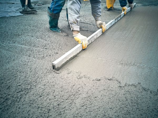 Cement Slab Installation in Waterloo