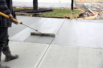 Concrete Road Installation