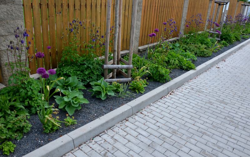 Flowerbed Edging Installation detail